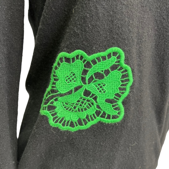 Just Cavalli Cashmere Angora Black Scoop Neck Knit Pullover Sweater Size… - Picture 7 of 12